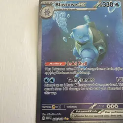 Pokemon TCG Blastoise EX Sir 200/165 Scarlet & Violet 151 - Image 5