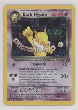 Dark Hypno Holo Pokemon Team Rocket #9 2000 - Image 1