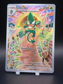 Simisage #090/086 Pokemon 2025 Black Bolt NM Full Art - Image 1