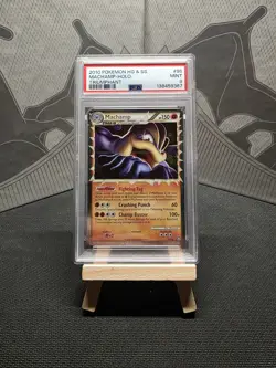 2010 POKEMON TRIUMPHANT MACHAMP PRIME #95 ULTRA RARE PSA 9 MINT - Image 1