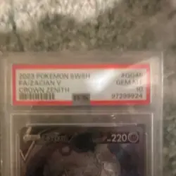 Pokemon Zacian V GG48/GG70 Crown Zenith Ultra Rare Full Art Holo PSA 10 - Image 3