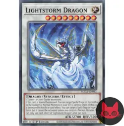 Yugioh Lightstorm Dragon SUDA-EN043 Common 1st Edition NM - Image 1