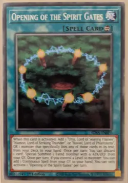 YuGiOh Opening of the Spirit Gates 1st Edition SDSA-EN020 - Image 1