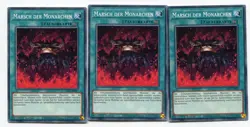 Yu-Gi-Oh! Marsch der Monarchen Common Playset (3 Stuck) Set 169 - Image 1