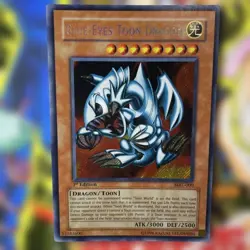 🔥YUGIOH • BLUE EYES TOON DRAGON • SECRET RARE • MRL-000 • 1st EDITION - Image 1