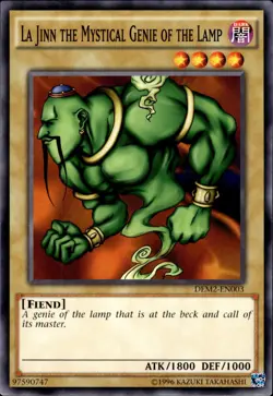La Jinn The Mystical Genie Of The Lamp - DEM2-EN003 - NM - YuGiOh - Image 1