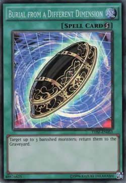Yugioh Burial from a Different Dimension THSF-EN051 Super Rare NM - Image 1