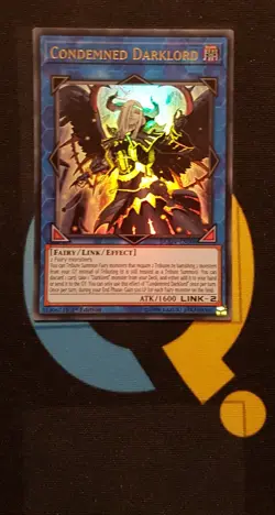 DUOV-EN006 Condemned Darklord Ultra Rare 1st Edition YuGiOh Card - Image 1