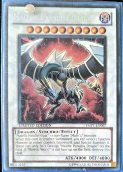 YuGiOh Malefic Paradox Dragon Secret Rare YMP1-EN007 - Image 1