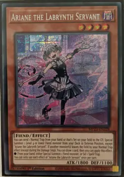 YuGiOh Ariane the Labrynth Servant Secret Rare 1st Edition MP23-EN228 - Image 1