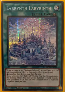 YuGiOh Labrynth Labyrinth Secret Rare 1st Edition MP23-EN233 - Image 1