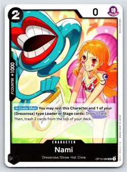 One Piece - OP10-088 - Nami (088) - UC - US Seller - Image 1