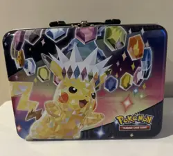 2024 Pokemon Surging Sparks Collector’s Chest Lunchbox Tin - No cards - Image 1