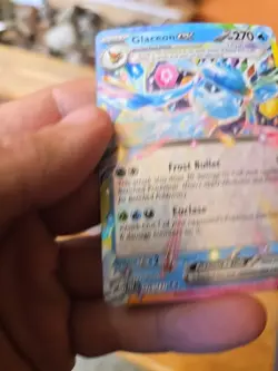 Pokemon TCG Glaceon EX Prismatic Evolutions Double Rare Holo Card 026/131 SV - Image 5