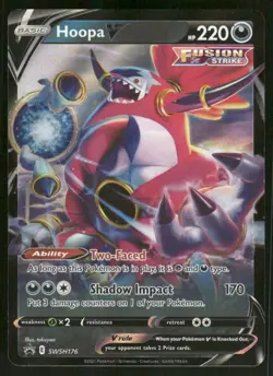 Hoppa V 2021 Black Star Promo Full Art Ultra Rare Pokemon Card SWSH176 (NM) - Image 1