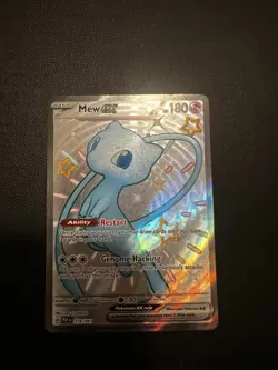 Pokemon TCG Mew EX Full Art Shiny Rare Holo Card 216/091 Paldean Fates - Image 2