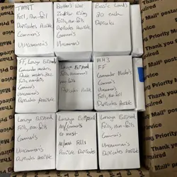 About 3500 Cards MTG Bulk Tokens, Basic Lands, Commons And Uncommons - Image 1