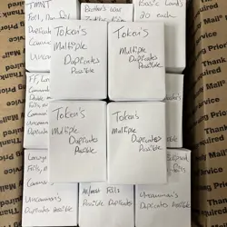 About 3500 Cards MTG Bulk Tokens, Basic Lands, Commons And Uncommons - Image 2