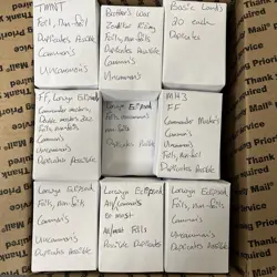About 3500 Cards MTG Bulk Tokens, Basic Lands, Commons And Uncommons - Image 3