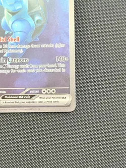 Pokemon TCG Blastoise EX Scarlet & Violet 151 Card 200/165 Near Mint Condition - Image 4
