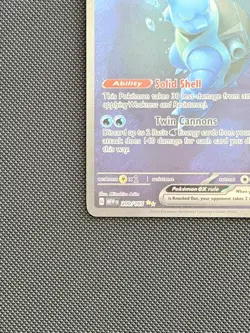 Pokemon TCG Blastoise EX Scarlet & Violet 151 Card 200/165 Near Mint Condition - Image 5