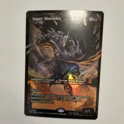 Super Shredder Legendary Magic: The Gathering TMNT Foil card TMT 0285 - Image 1