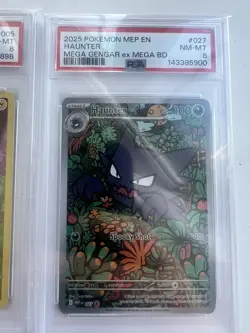 Pokemon TCG Graded Cards Lot All PSA 8, 3 Cards - Image 3