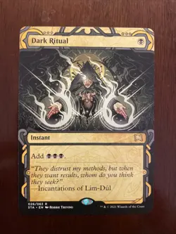 Strixhaven Dark Ritual Card Mystical Archives, Regular 26, Near Mint Condition - Image 1