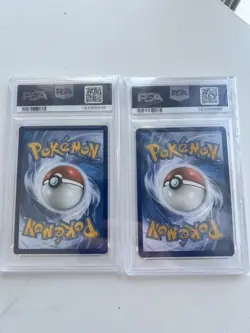 pokemon graded card lot PSA cards. Celebrations Pikachu PSA 8 And Swablu 7 - Image 4