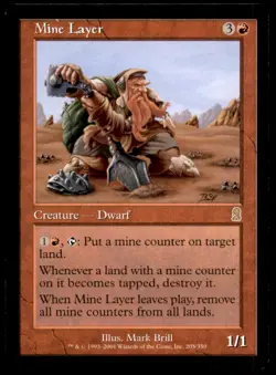 Mine Layer LP Light Play Odyssey MTG [6353] - Image 1