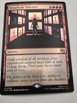 Broadcast Takeover Teenage Mutant Ninja Turtles Foil - Image 1