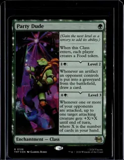 Party Dude - 128 - Foil - TMT - NM - MTG Magic the Gathering - Image 1