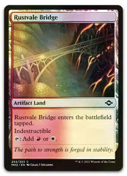 Rustvale Bridge #253 (Foil) (NM) Modern Horizons 2 MH2 Magic MTG - Image 1