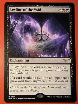 MTG - MAGIC: DUSKMOURN*LEYLINE OF THE VOID* NM, RARE #106, REGULAR FINISH - Image 1