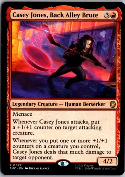 Casey Jones, Back Alley Brute R Commander: Teenage Mutant Ninja Turtles 22 NM Ma - Image 1