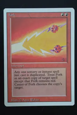 Magic The Gathering MTG FORK Revised LP Lightly Played - Image 1