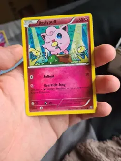Pokemon TCG Jigglypuff XY Base Set 87/146 Regular LP. - Image 1