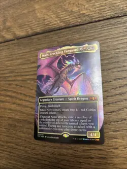 Neriv, Crackling Vanguard (Borderless) Commander: Tarkir: Dragonstorm Foil - Image 1