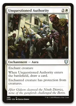 Unquestioned Authority #389 (NM) Commander Legends CMR Magic MTG - Image 1