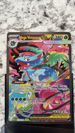 Mega Venusaur EX Full Art Holo 177/132 Special Illustration Rare Me01 Pokemon T… - Image 1