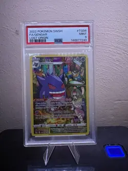 2022 Pokemon Gengar TG06 PSA 9 Mint Lost Origin Trainer Gallery Full Art - Image 1