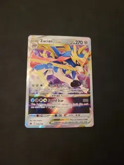 Zacian VSTAR 096/159 SWSH Crown Zenith Holo Rare 2022 Pokemon TCG Card - Image 2