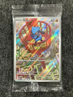 Riolu #10 Mega Evolution ETB Black Star Promo Pokemon TCG SEALED - Image 1