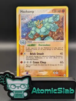 Pokemon TCG Machamp 9/101 EX Hidden Legends Holo Vintage 2004 ~Fist Swirl!~ (LP) - Image 1