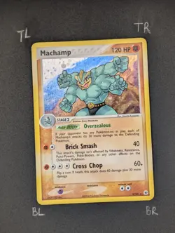 Pokemon TCG Machamp 9/101 EX Hidden Legends Holo Vintage 2004 ~Fist Swirl!~ (LP) - Image 4