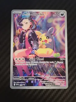 Marnie's Morpeko SVP 206 Pokemon Card TCG Rival Battle Deck Promo Holo - Image 1