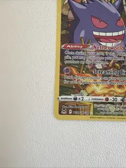 Pokemon Gengar Trainer Gallery Lost Origin TCG Card TG06/TG30 Near Mint - Image 4