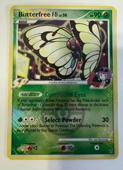 Butterfree FB 17/147 Rare Reverse Holo League Promo Supreme Victors Pokemon - Image 1