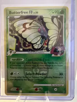 Butterfree FB 17/147 Rare Reverse Holo League Promo Supreme Victors Pokemon - Image 3