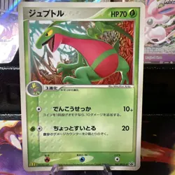 Pokemon card Japanese Grovyle 081/PCG-P McDonald's Black Star Promo 2005 - LP+ - Image 1